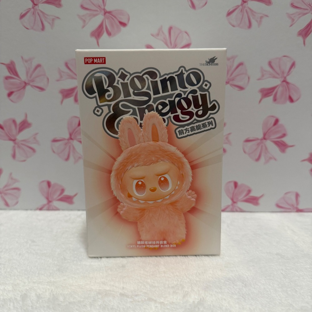 Pop Mart Big Into Energy Vinyl Plush Pendant Blind Box Series Labubu Loyaltt‎